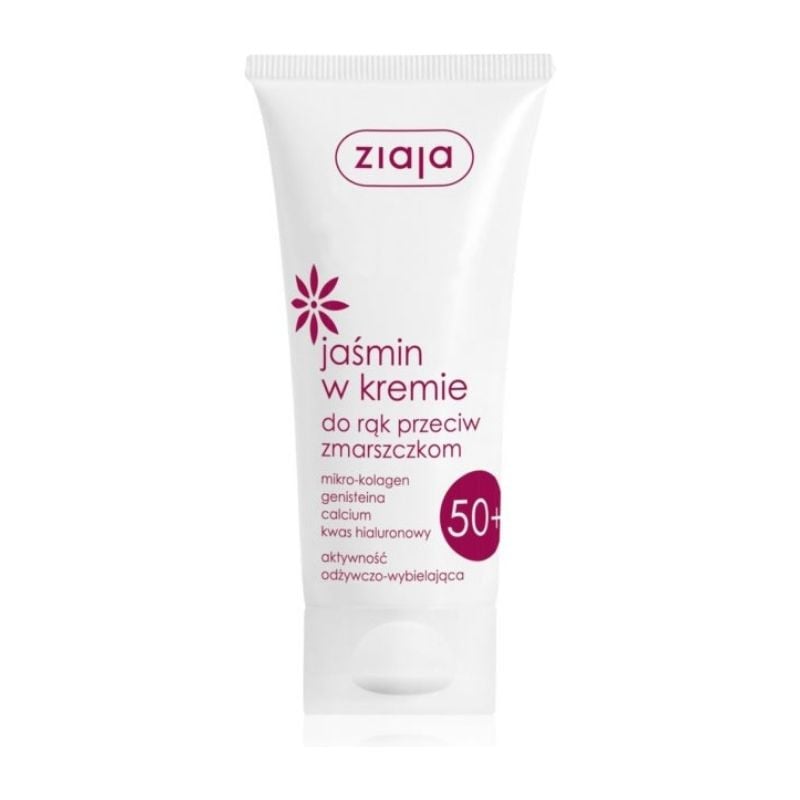 ZIAJA Jasmine Oil-Crema pentru maini antirid si antipete 50+, 50 ml