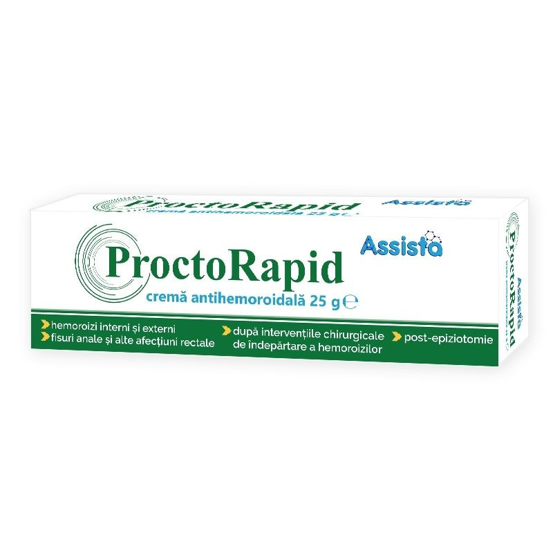 Crema ProctoRapid, 25 g, Assista