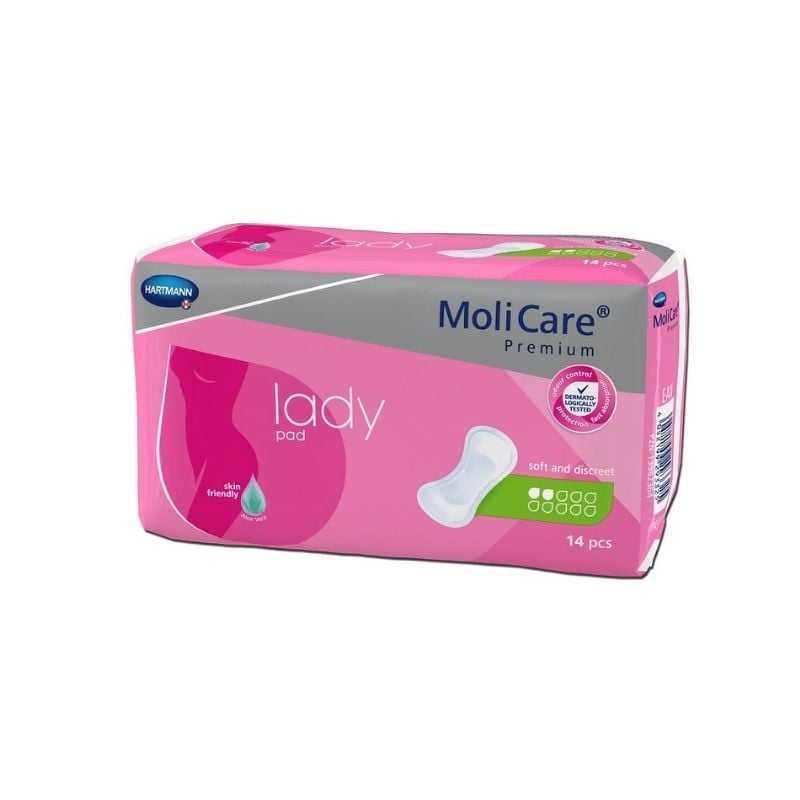 Tampoane incontinenta usoara MoliCare Premium Lady Pad, 2 picaturi, 14 bucati