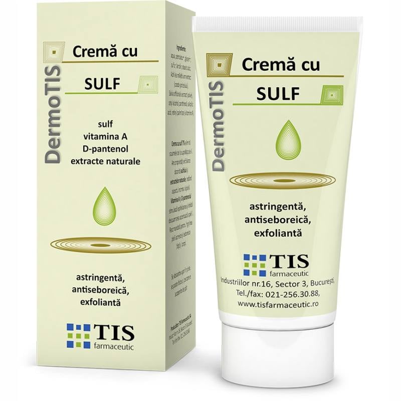 DermoTIS Crema cu sulf x 50 ml TIS