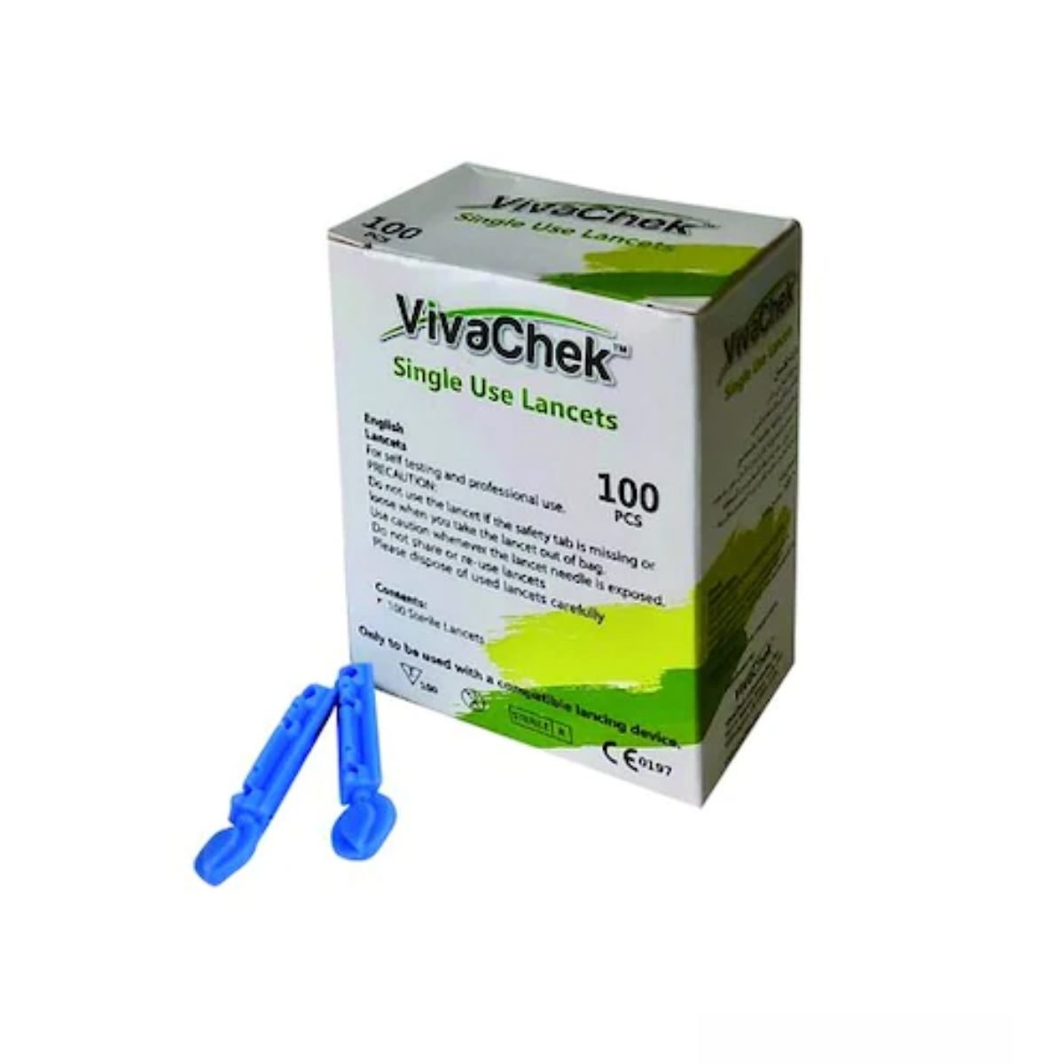 Ace glicemie pentru glucometru VivaChek Eco, 100 buc