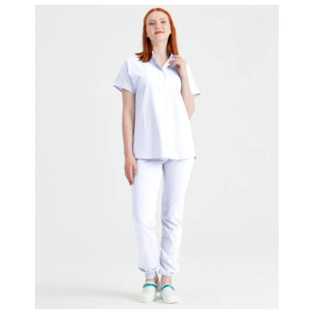 Costum medical alb unisex, Model Activity - S