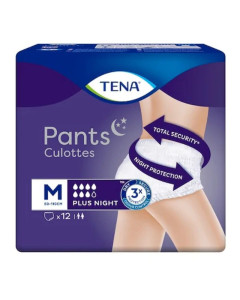 Scutece adulti TENA Pants Plus Night Medium, 12 buc