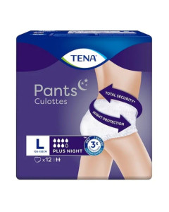 Scutece adulti TENA Pants Plus Night Large, 12 bucati