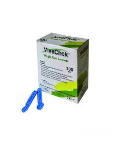 Ace glicemie pentru glucometru VivaChek Eco, 100 buc