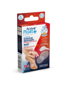 Plasturi pentru negi, 16 bucati, ActivePlast