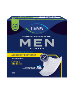 Protectie absorbanta barbati, TENA Men Level 2, Medium, 10 bucati