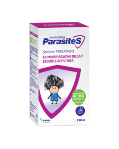 Santaderm Parasites sampon tratament paduchi, 50 ml