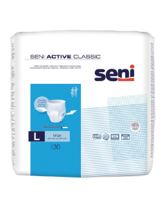 Chilot elastic absorbant Active Classic, Large, 30 bucati, Seni