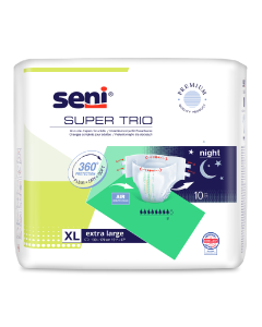 Scutece Super Seni Trio, XL, 10 bucati