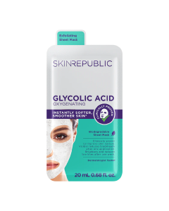 Masca servetel oxigenanta cu acid glicolic, Skin Republic