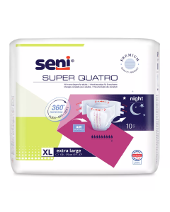 Scutece Super Quatro Extra Large, 10 bucati, Seni 