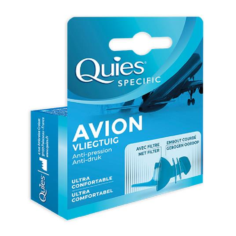 Quies Dopuri din silicon pentru avion, 2 bucati