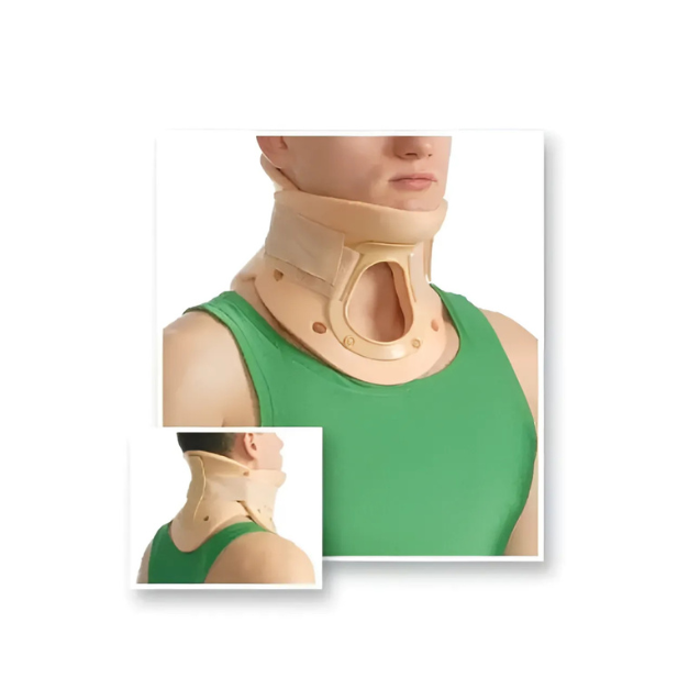 Guler Cervical Rigid Cu Orificiu Traheal, Cod 1017, Medtextile - marime II