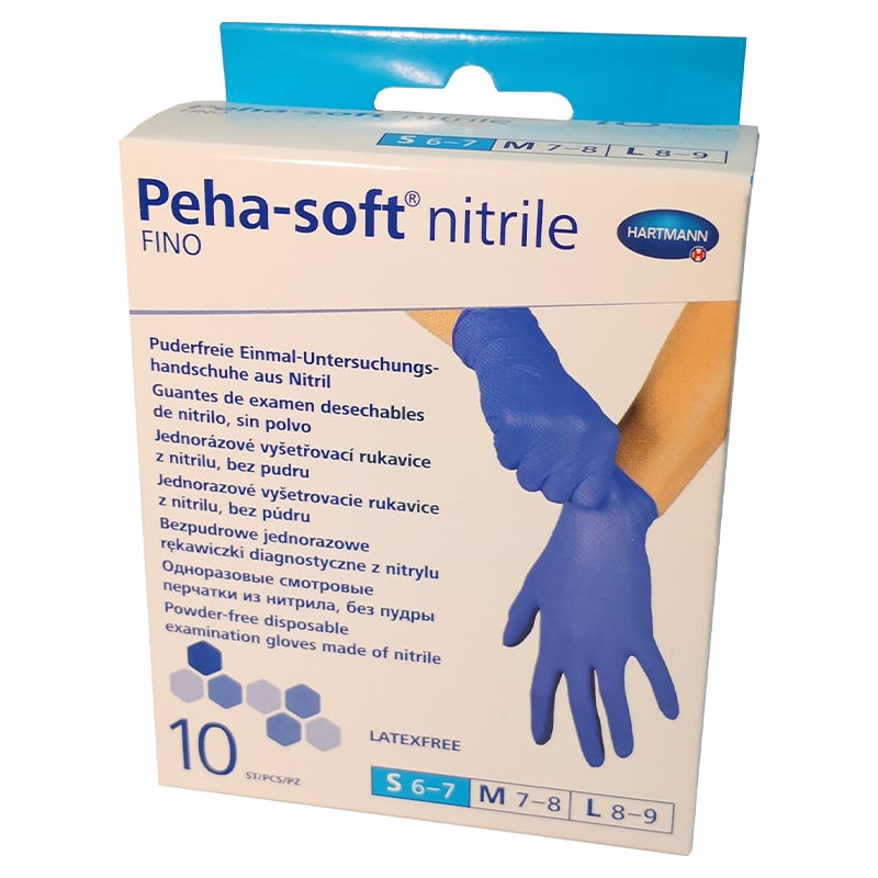 Manusi nepudrate nitrile, S, HartMann Peha-Soft, 10 bucati