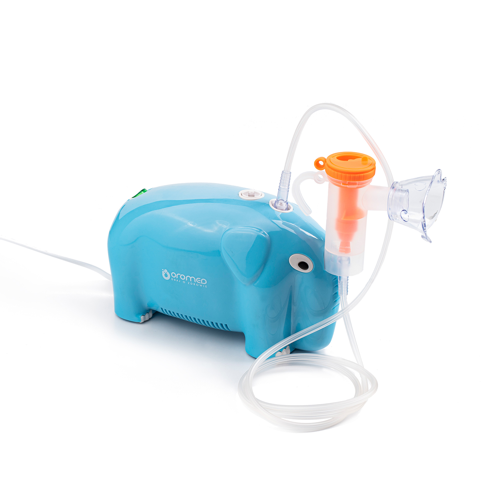 Nebulizator pentru copii - in forma de elefant ORO-NEB BABY albastru