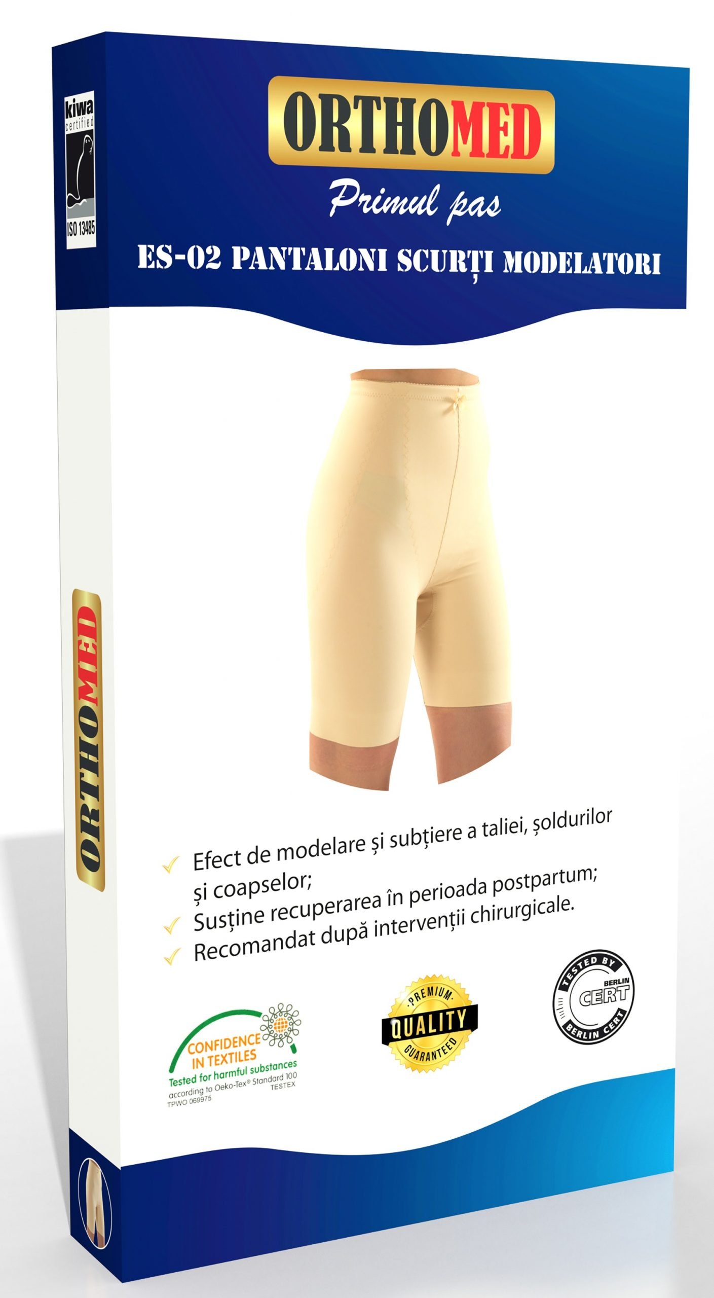 Pantaloni scurti modelatori cu burtiera - 42