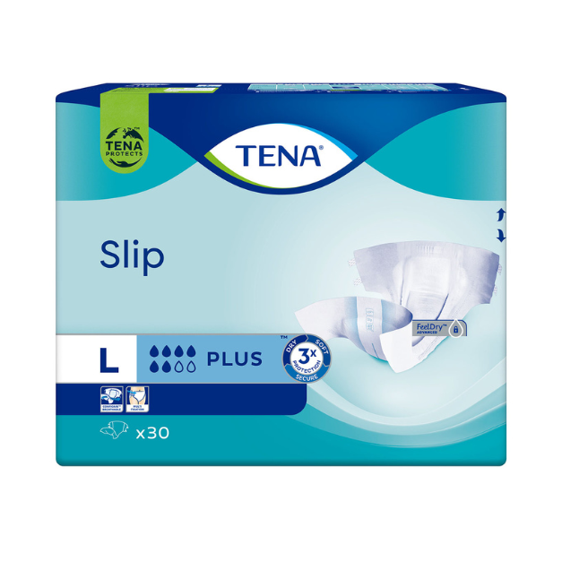 Scutece pentru adulti Slip Plus, large, 30 bucati, Tena