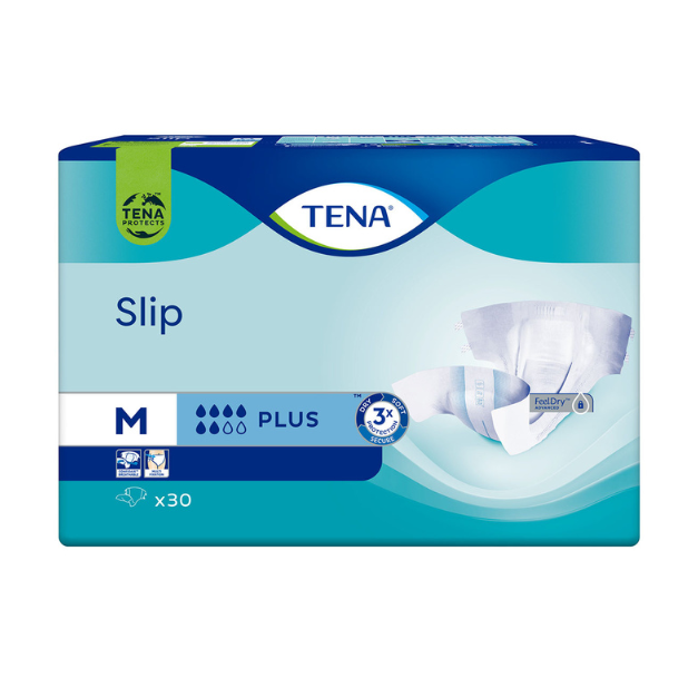 Scutece pentru adulti Slip Plus, medium, 30 bucati, Tena