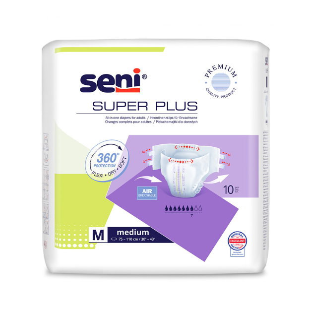 Scutece Seni Super Plus Air, Medium x10 buc