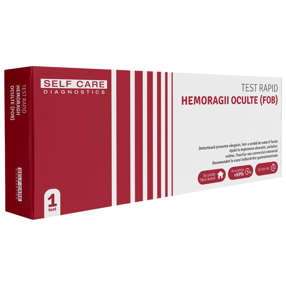 Test rapid hemoragii oculte (FOB), 1 bucata, Self Care