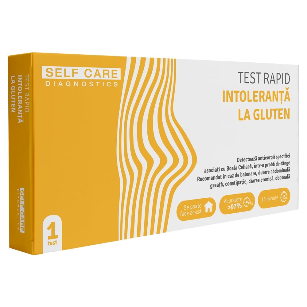 Test rapid intoleranta la gluten, 1 bucata, Self Care